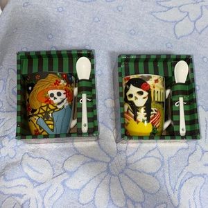 His&Hers Skeleton Mug Set